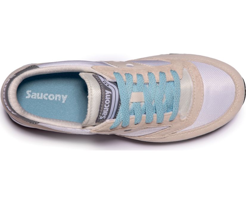 Saucony Jazz 81 Originals Dam Vita Khaki Grå | Sverige 899CTV